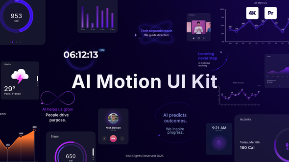 VideoHive AI Motion UI Kit