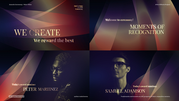 VideoHive Awards Ceremony – Main Titles