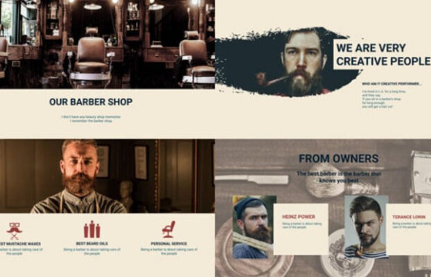 Videohive Barber Shop Presentation