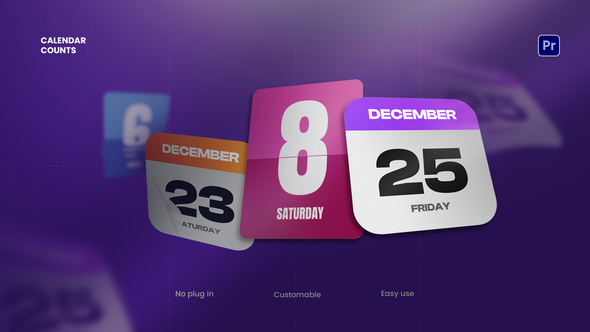 VideoHive Calendar Count | MOGRT