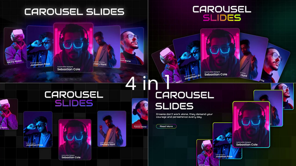 VideoHive Carousel Slides Animation Pack MOGRT