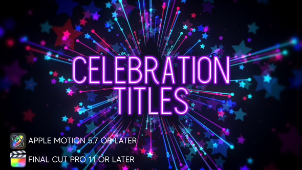 VideoHive Celebration Titles – Apple Motion