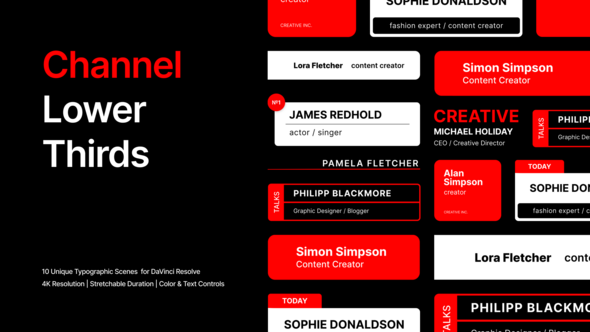 VideoHive Channel Lower Thirds | DR