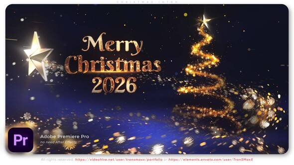 VideoHive Christmas Adobe Premiere intro