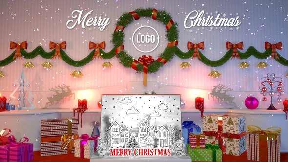 VideoHive Christmas Book Creator (2 in 1) I MOGRT