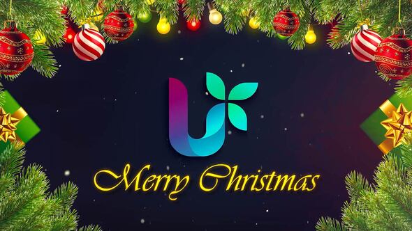 VideoHive Christmas Logo