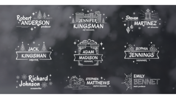 VideoHive Christmas Titles Pack / MOGRT