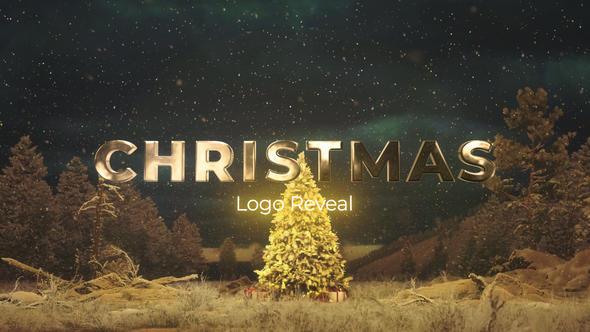 VideoHive Christmas Tree Logo Reveal | PP