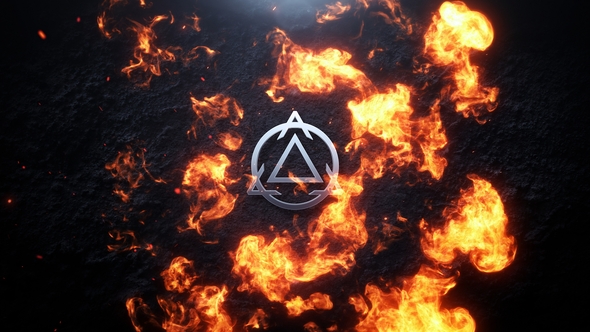 VideoHive Cinematic Fire Logo for Premiere Pro