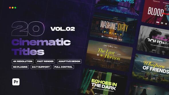 VideoHive Cinematic Titles vol.02 | Premiere Pro