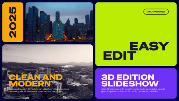 VideoHive Creative Multiscreen Slideshow MOGRT
