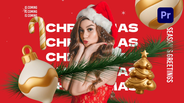 VideoHive Cute 3D Christmas Intro