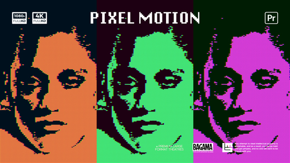 VideoHive Digital Glitch Pixels