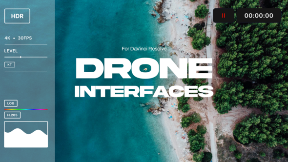 VideoHive Drone Interfaces | DR