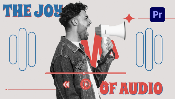 VideoHive Duotone Outline Podcast Intro