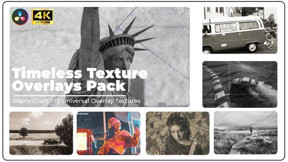 VideoHive Edit Timeless Texture Overlays Pack For DR