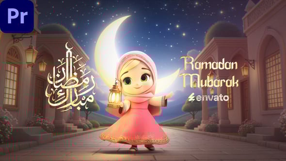 Videohive Eid Al Adha Girl Dancing | MOGRT