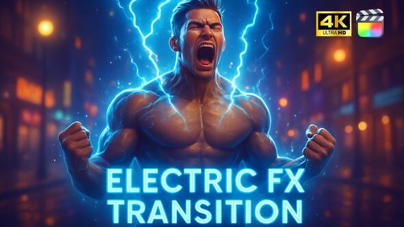 VideoHive Electric FX Transition Pack For FCPX