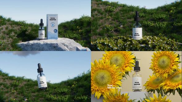Videohive Facial Dropper Bottle Mockup