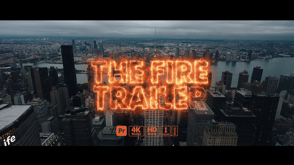 VideoHive Fire Trailer Titles for Premiere Pro