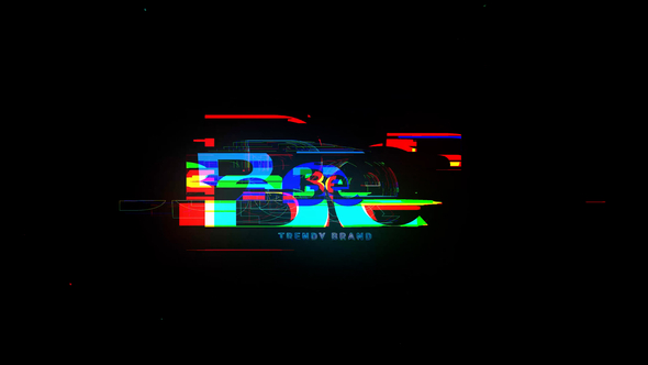 VideoHive Glitch Logo Sting