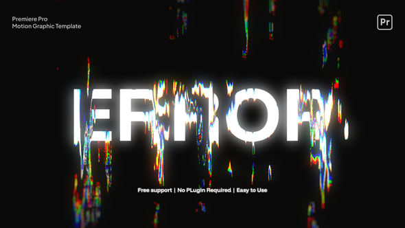 VideoHive Glitch Text Effect