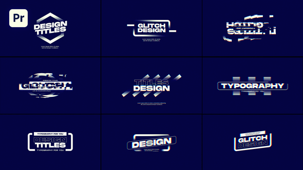 VideoHive Glitch Titles | Premiere Pro
