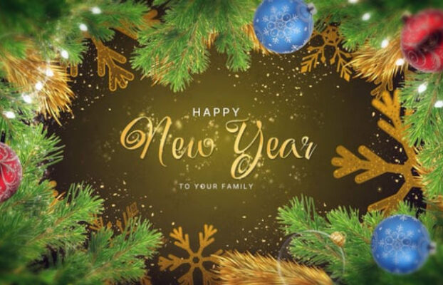 Videohive Golden New Year Wishes For After Effects