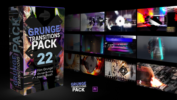 VideoHive Grunge Transitions Pack