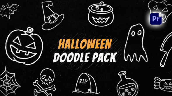 VideoHive Halloween Doodle Pack