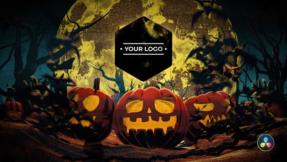 VideoHive Halloween Logo Intro