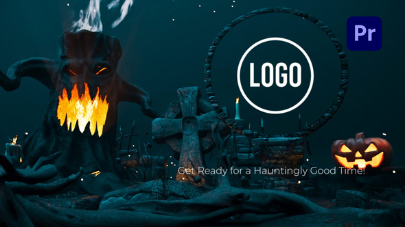 VideoHive Halloween Night Logo Unveil