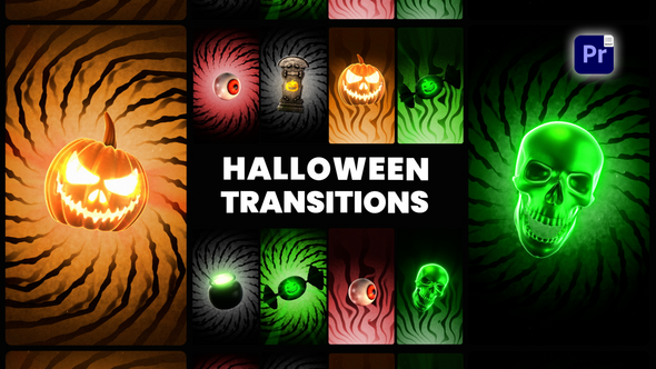 VideoHive Halloween Vertical Transitions