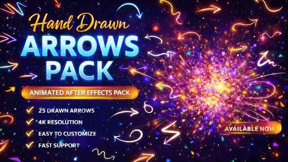 Videohive Hand Drawn Arrows Pack | PP