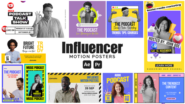 VideoHive Influencer Motion Posters