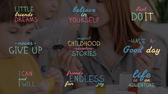 VideoHive Kids Titles | MOGRT