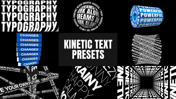 VideoHive Kinetic Text Animations Pack MOGRT