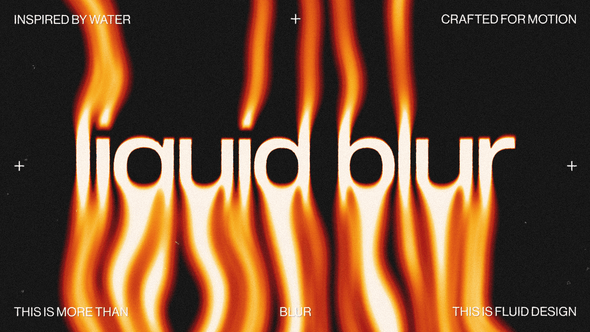Videohive Liquid Blur Typography