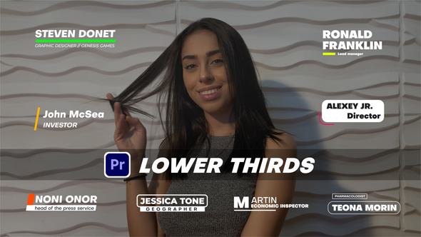 VideoHive Lower Thirds Text | Premiere Pro
