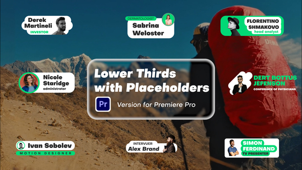 VideoHive Lower Thirds with Placeholders