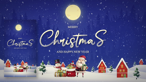 VideoHive Merry Christmas Inrto | MOGRT