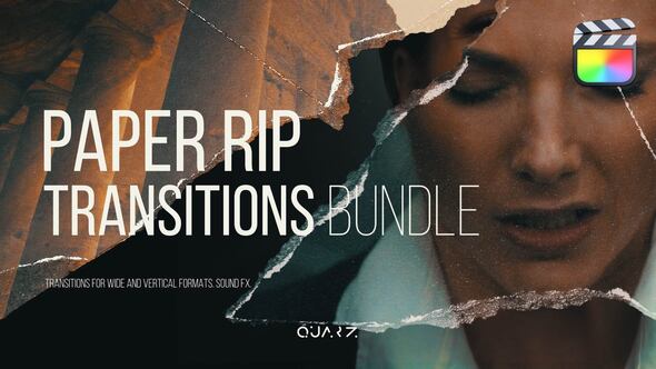 VideoHive Paper Rip Transitions for Final Cut Pro