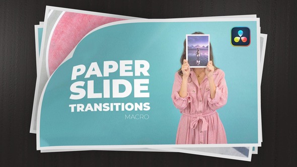 VideoHive Paper Slide Transitions for DaVinci Resolve