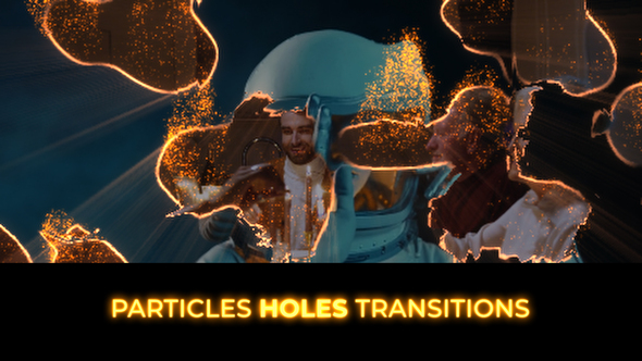 VideoHive Particles Holes Transitions