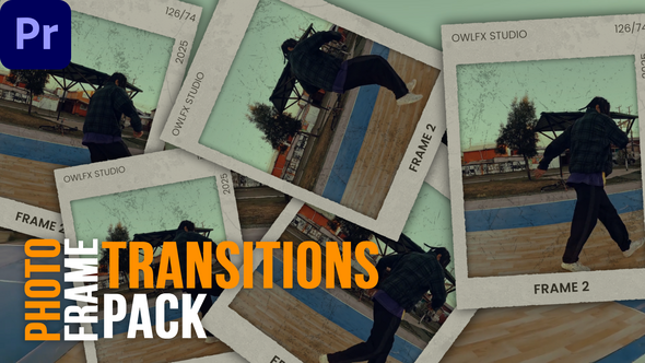 VideoHive Photo Frame Transitions Pack MOGRT