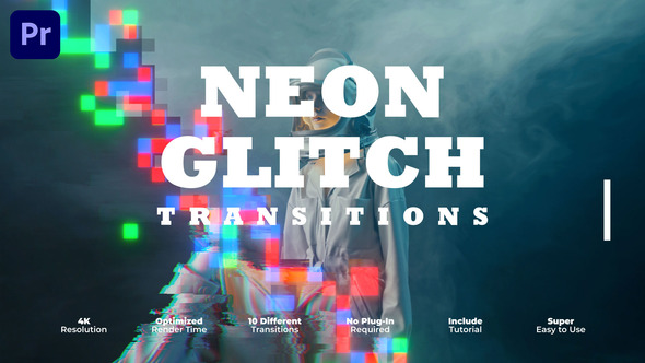 VideoHive Pixel Glitch Transitions