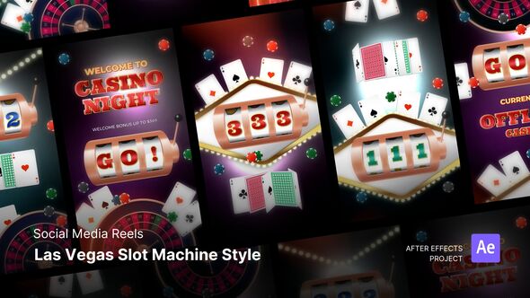VideoHive Reels – Las Vegas Slot Machine Style Premiere Pro Templates