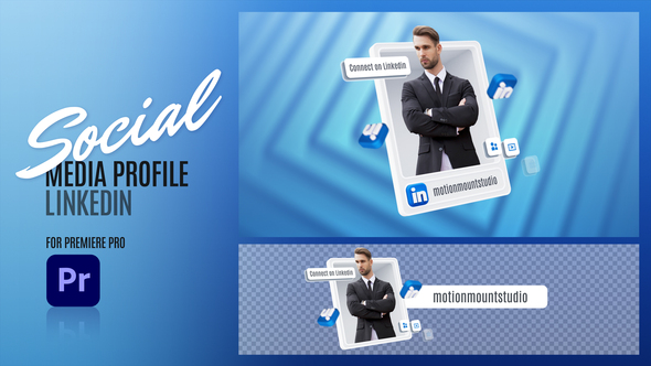 VideoHive Social Media Profile Linkedin – Premiere Pro