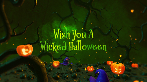 VideoHive Spooky Halloween Opener Mogrt