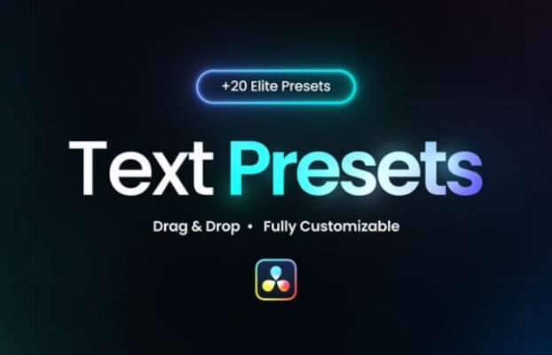 Videohive Text Elite Presets for DaVinci Resolve